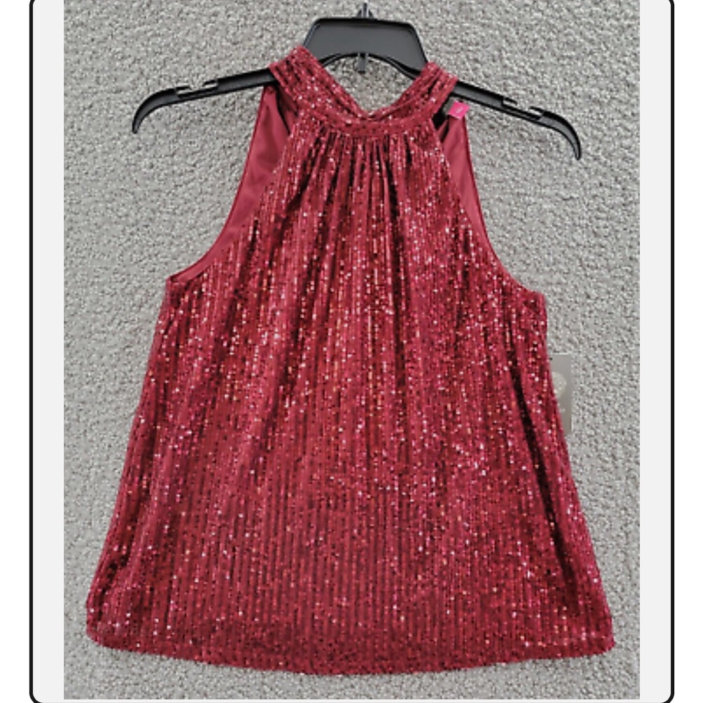 NWT Vince Camuto mock neck halter top